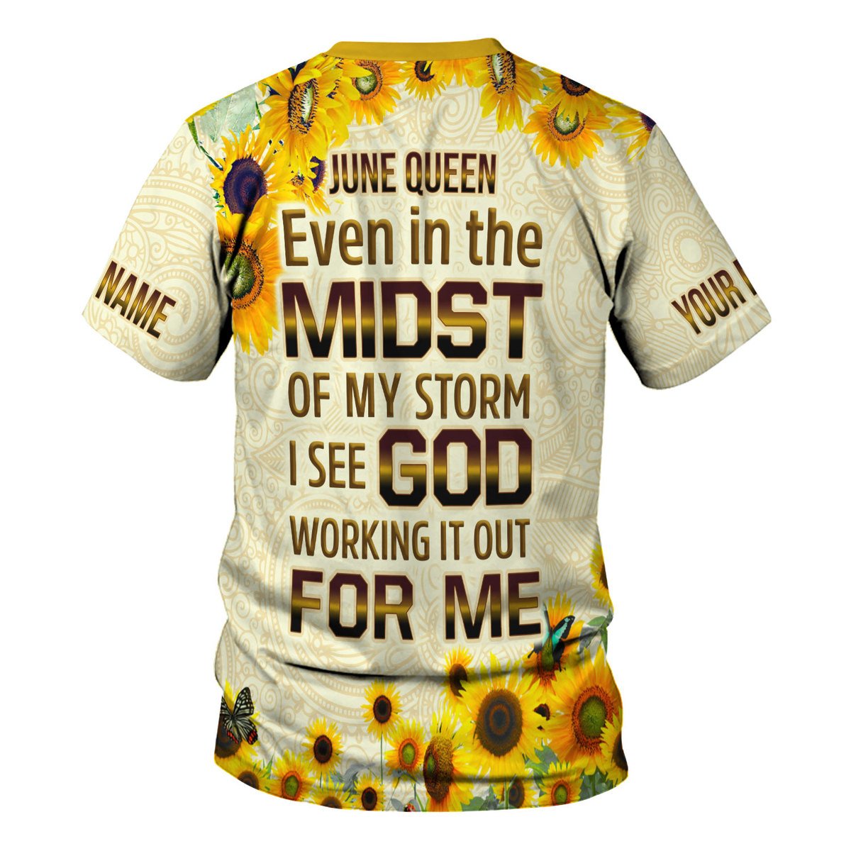 Personalized Tracksuit June Queen All Over Printed