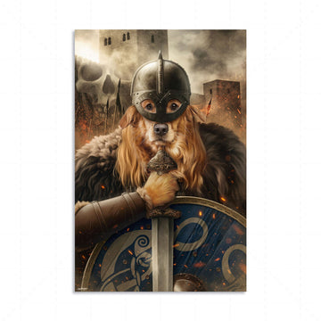 Personalised The Viking Knight Pet Digital File