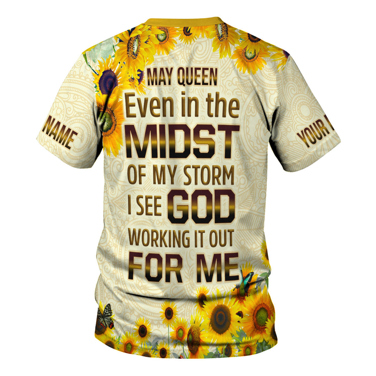 CustomsPig Personalized Tops May Queen All Over Printed