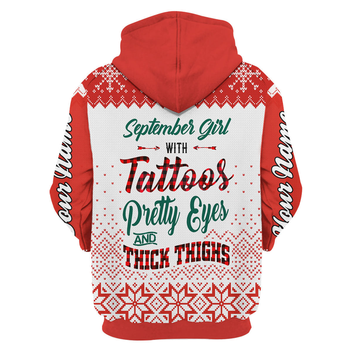 CustomsPig Personalized Tops September Girl All Over Printed