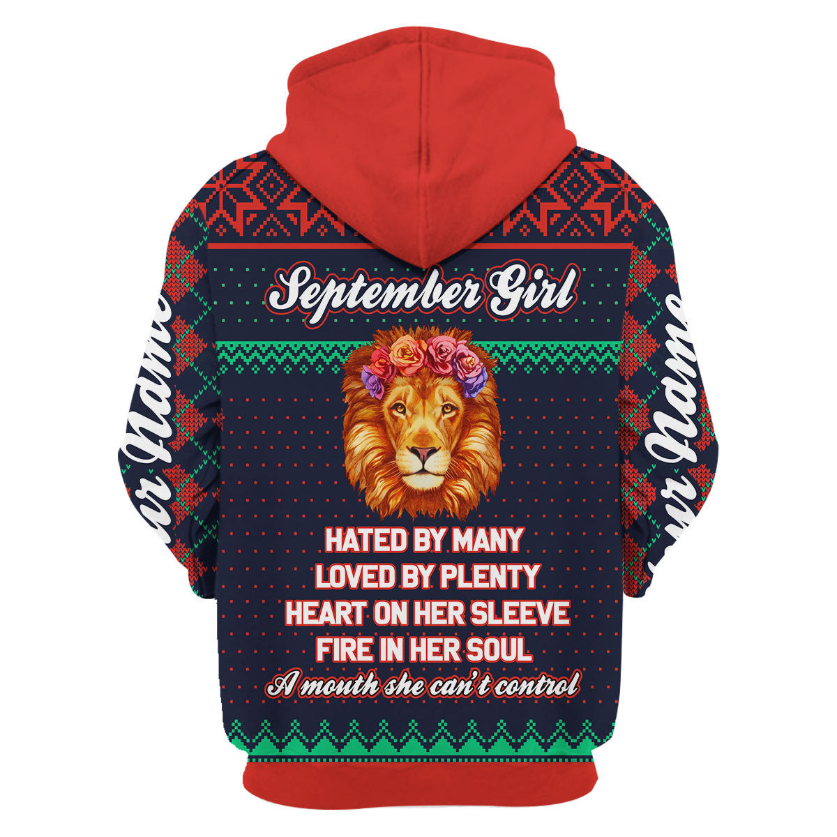 CustomsPig Personalized Tops September Girl All Over Printed