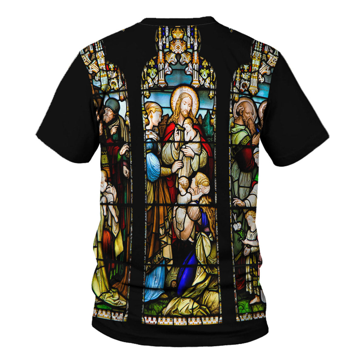 Tracksuit Tops Pullover Sweatshirt Jesus Is Lord Stained Glass 3D Apparel