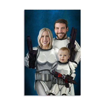 Stomtrooper Family - Digital Portrait