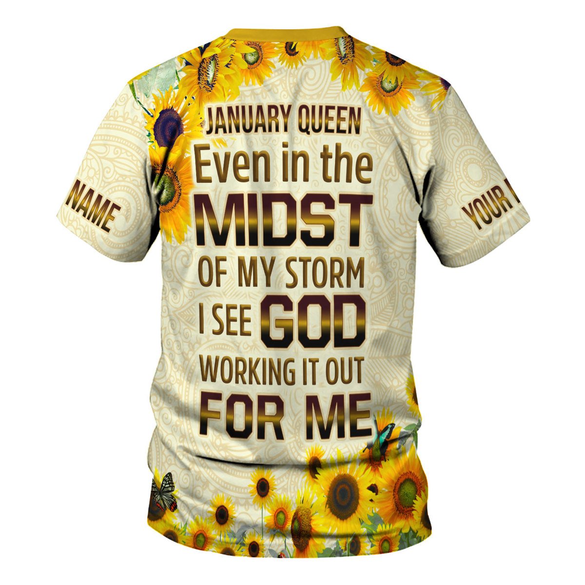 Personalized Tracksuit January Queen  All Over Printed