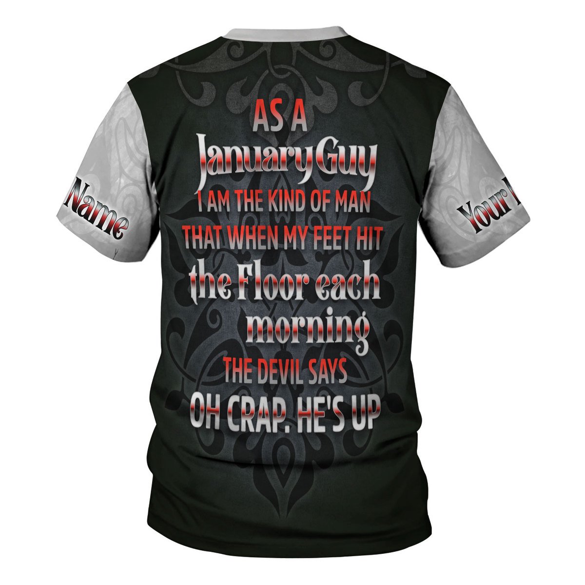 Personalized Tracksuit January Guy All Over Printed