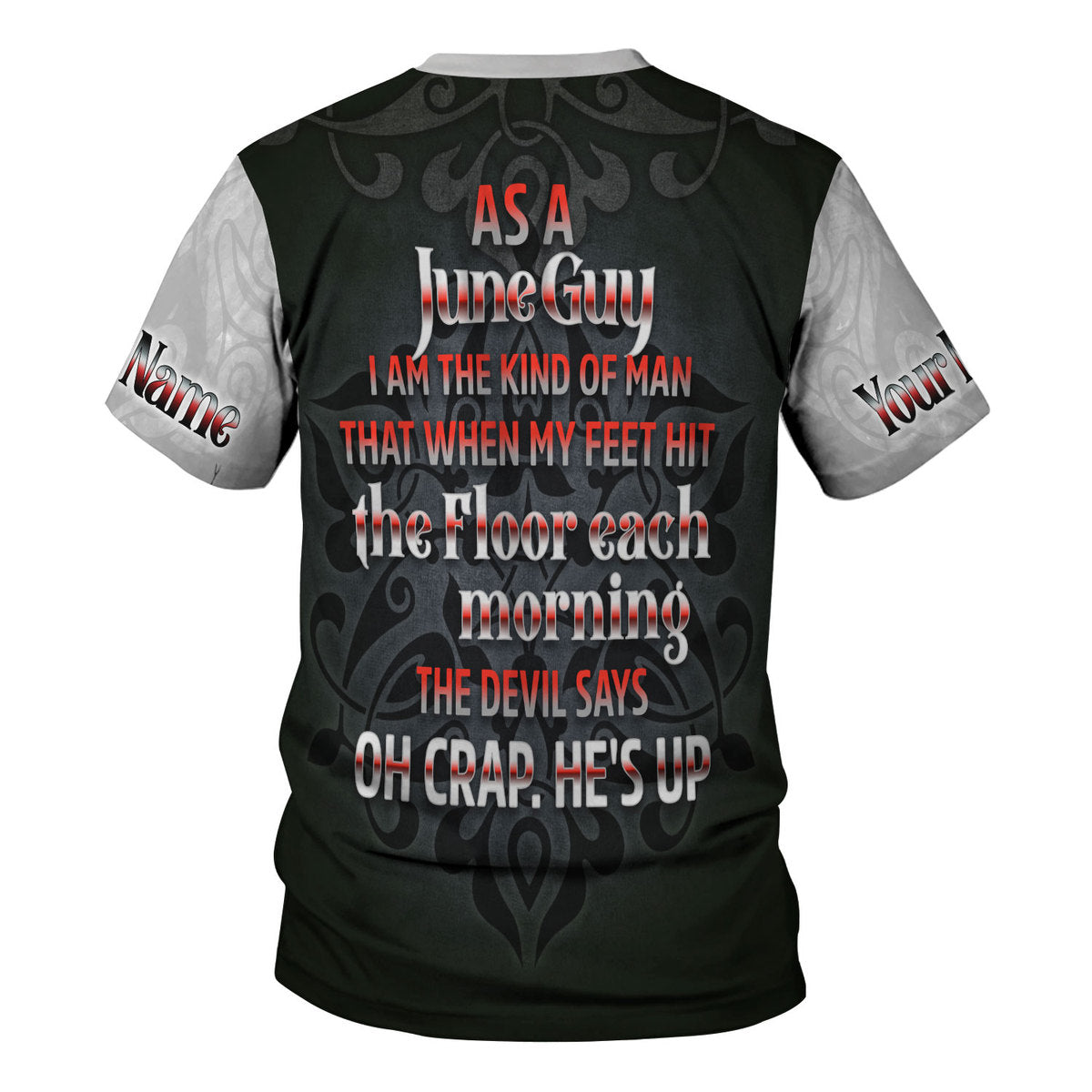 CustomsPig Personalized Tops June Guy All Over Printed