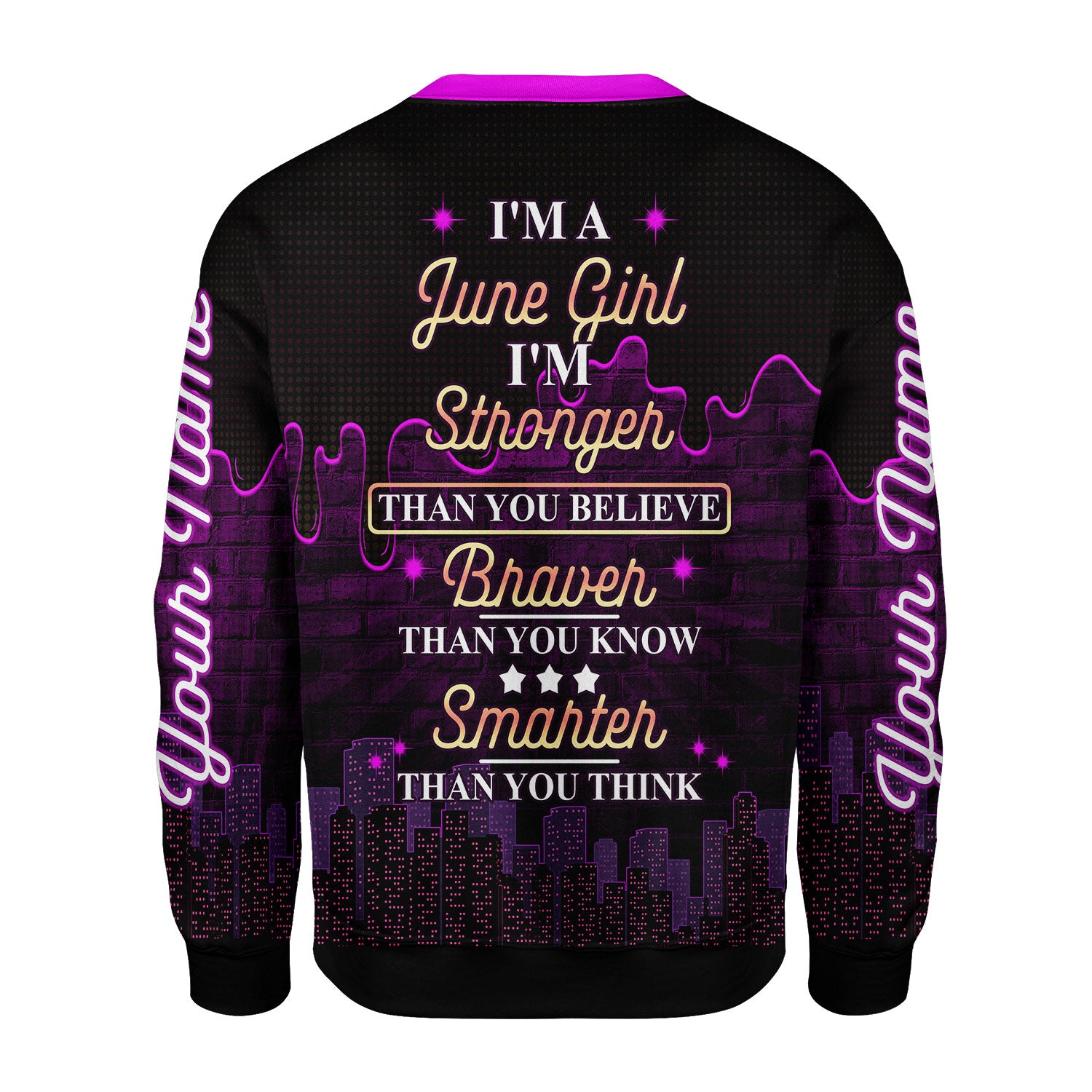 CustomsPig Personalized Tops I'm A June Girl All Over Printed