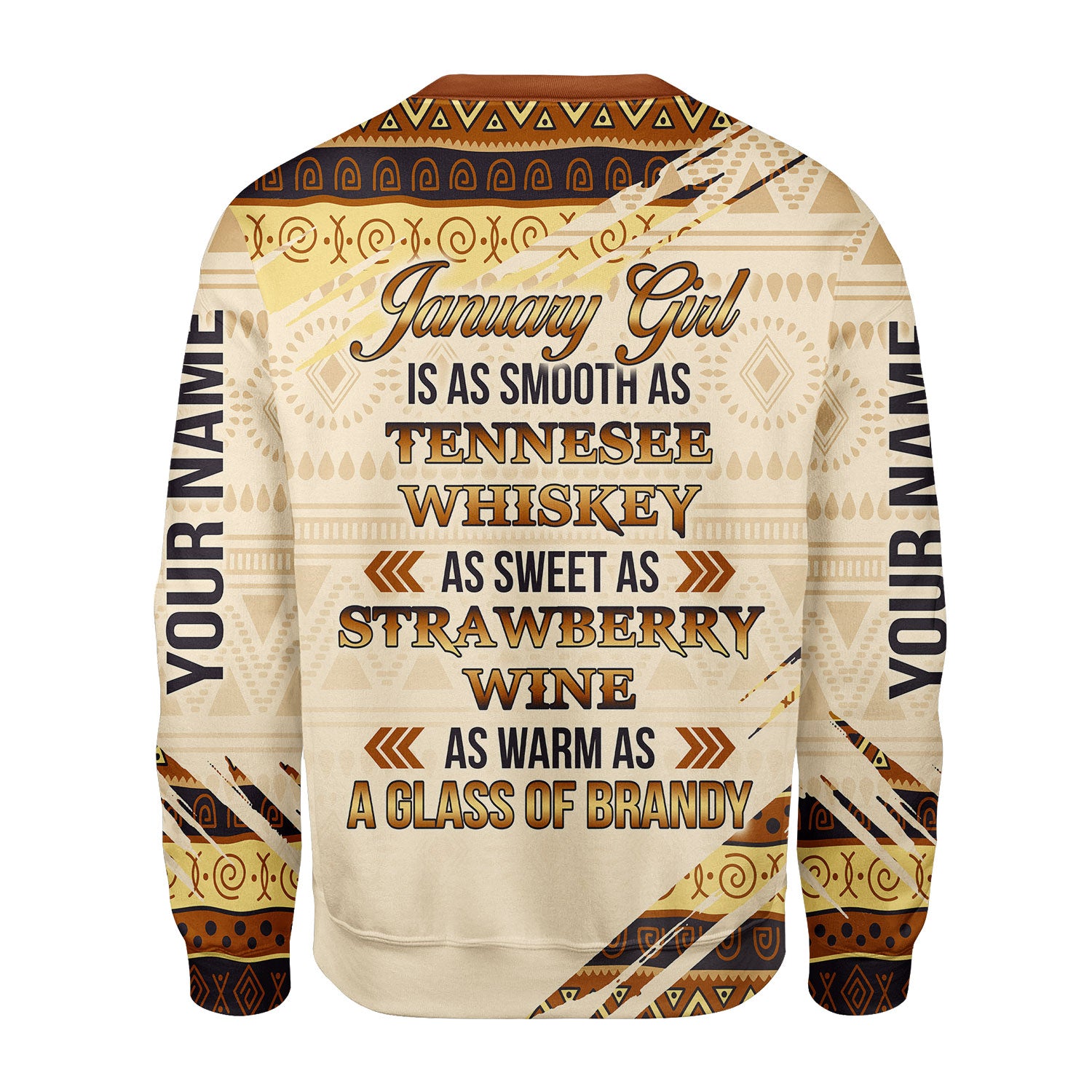 CustomsPig Personalized Tops January Girl  All Over Printed