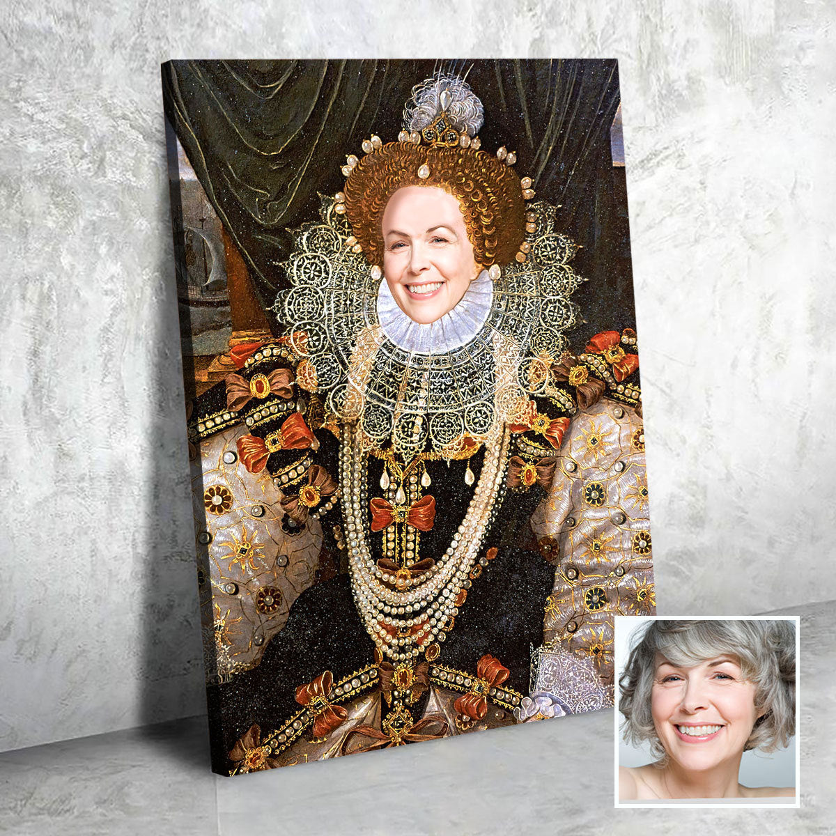 Personalized Canvas Queen Elizabeth I