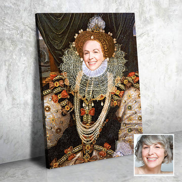 Personalized Canvas Queen Elizabeth I