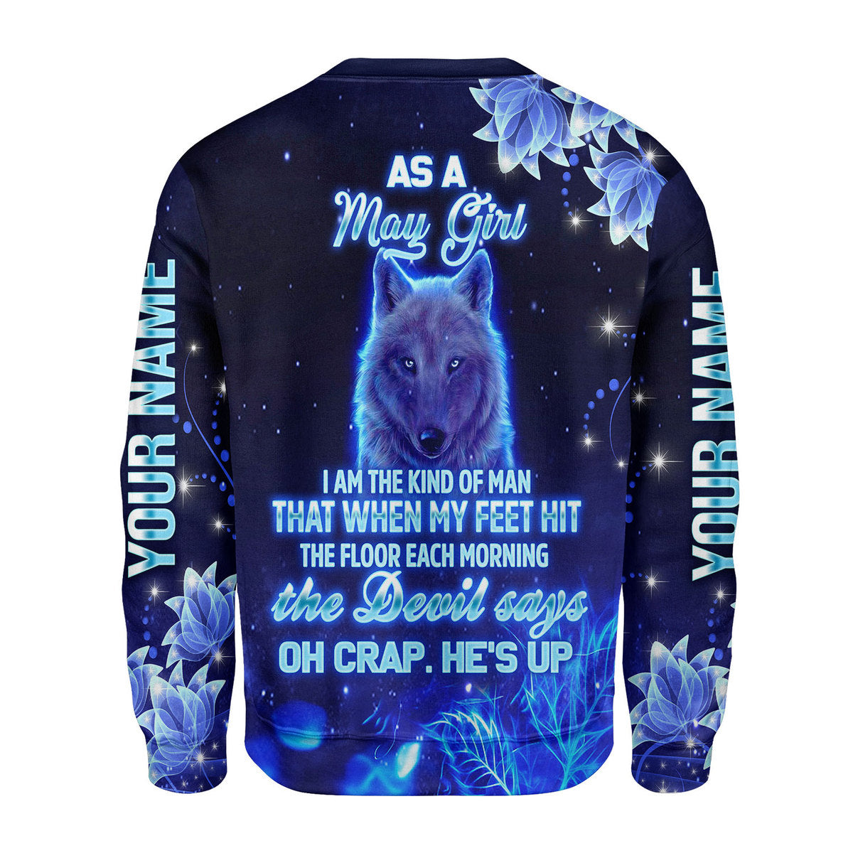 CustomsPig Personalized Ugly Sweater May Girl All Over Printed