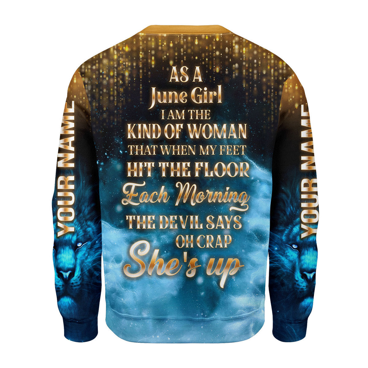 CustomsPig Personalized Tops As A June Girl She's Up All Over Printed