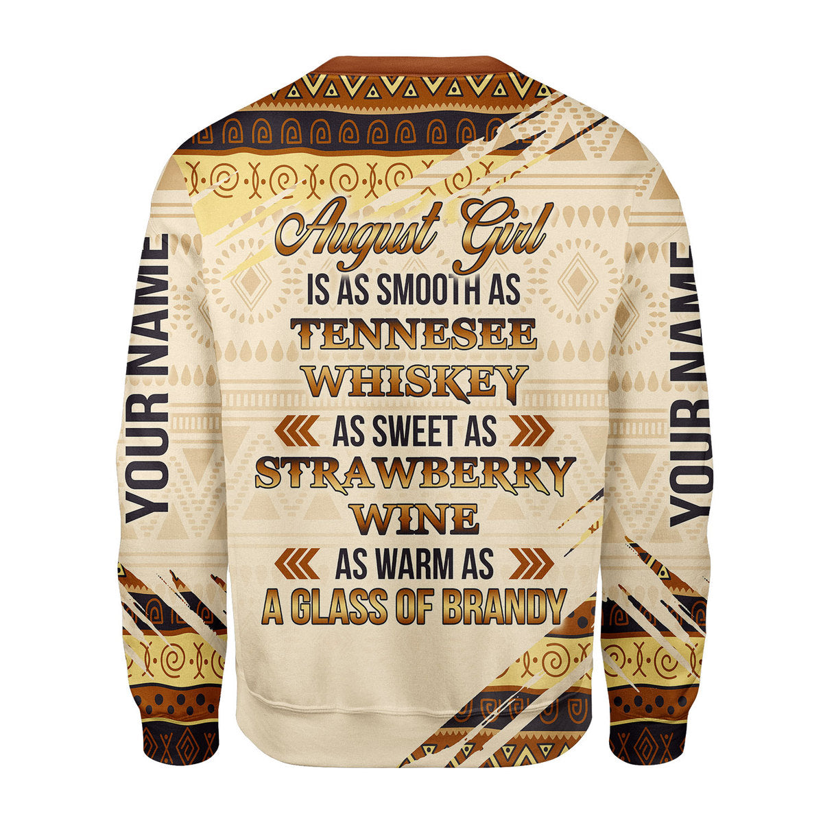 CustomsPig Personalized Ugly Sweater August Girl All Over Printed