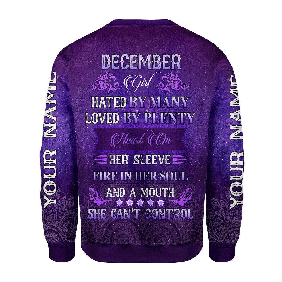 CustomsPig Personalized  Tops  December Girl All Over Printed