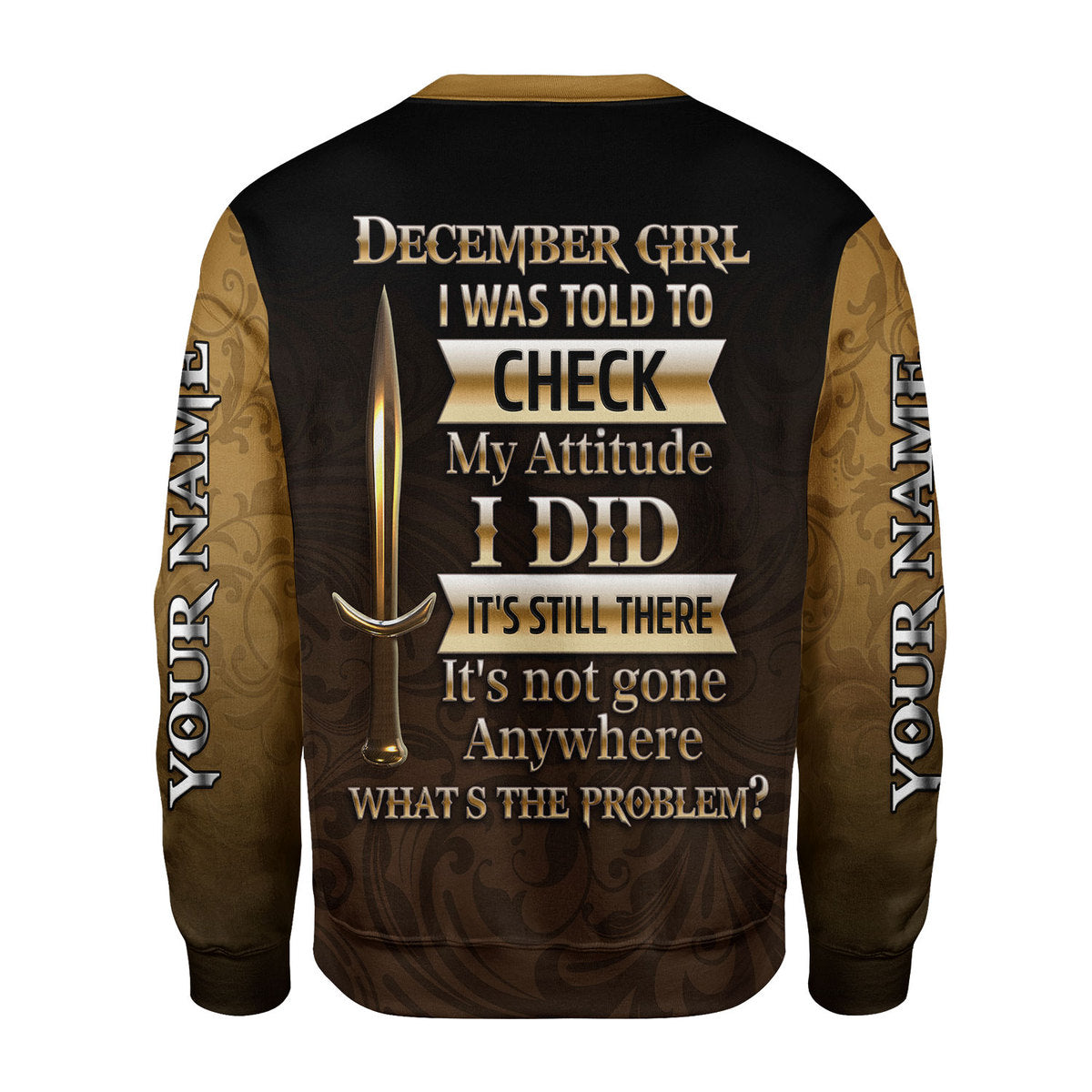 CustomsPig Personalized  Tops  I'm A December Girl All Over Printed