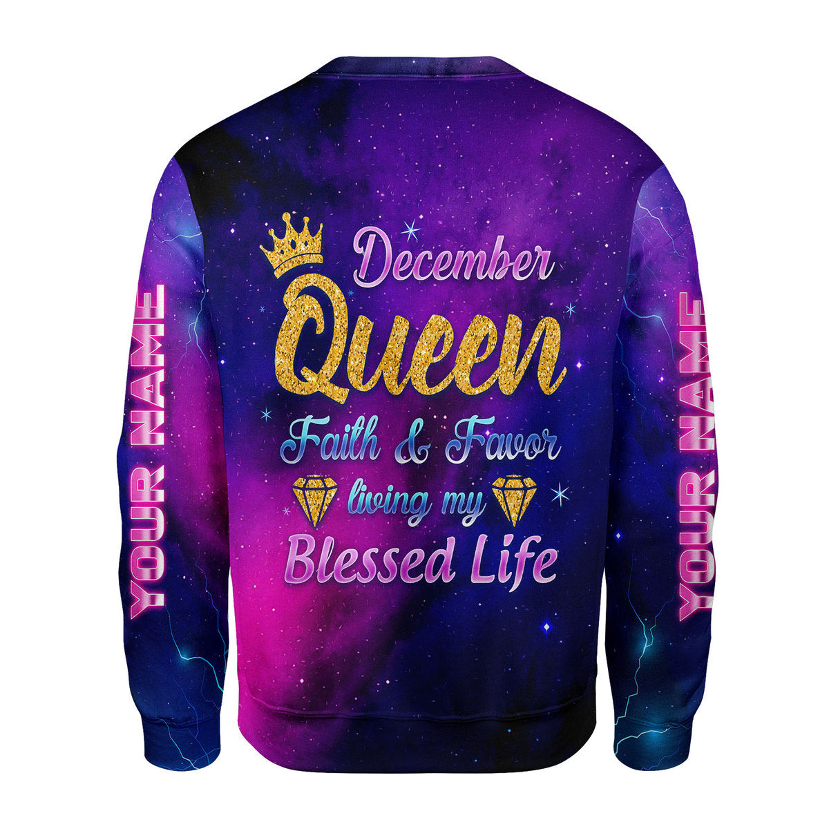 Personalized Tracksuit December Queen All Over Printed