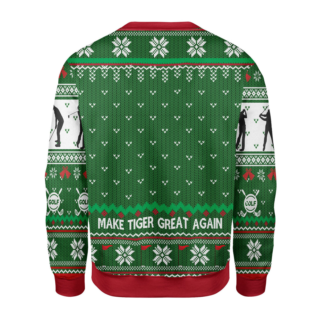 Customspig Christmas Sweater Make Tiger Great Again 3D Apparel