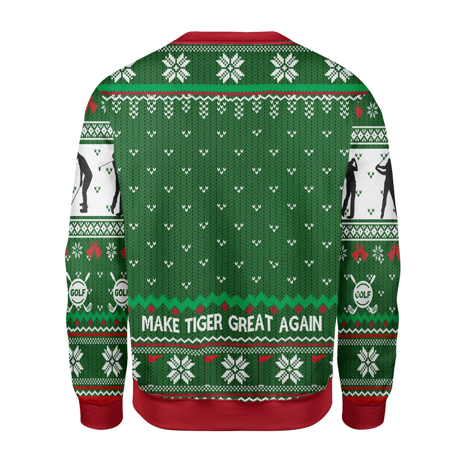 Customspig Christmas Sweater Make Tiger Great Again 3D Apparel