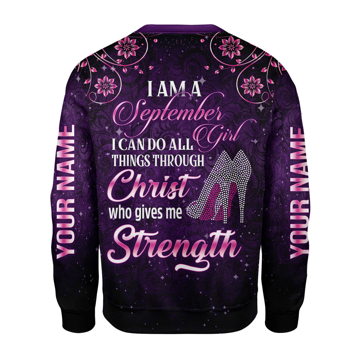 CustomsPig Personalized Tops I Am A September Girl All Over Printed