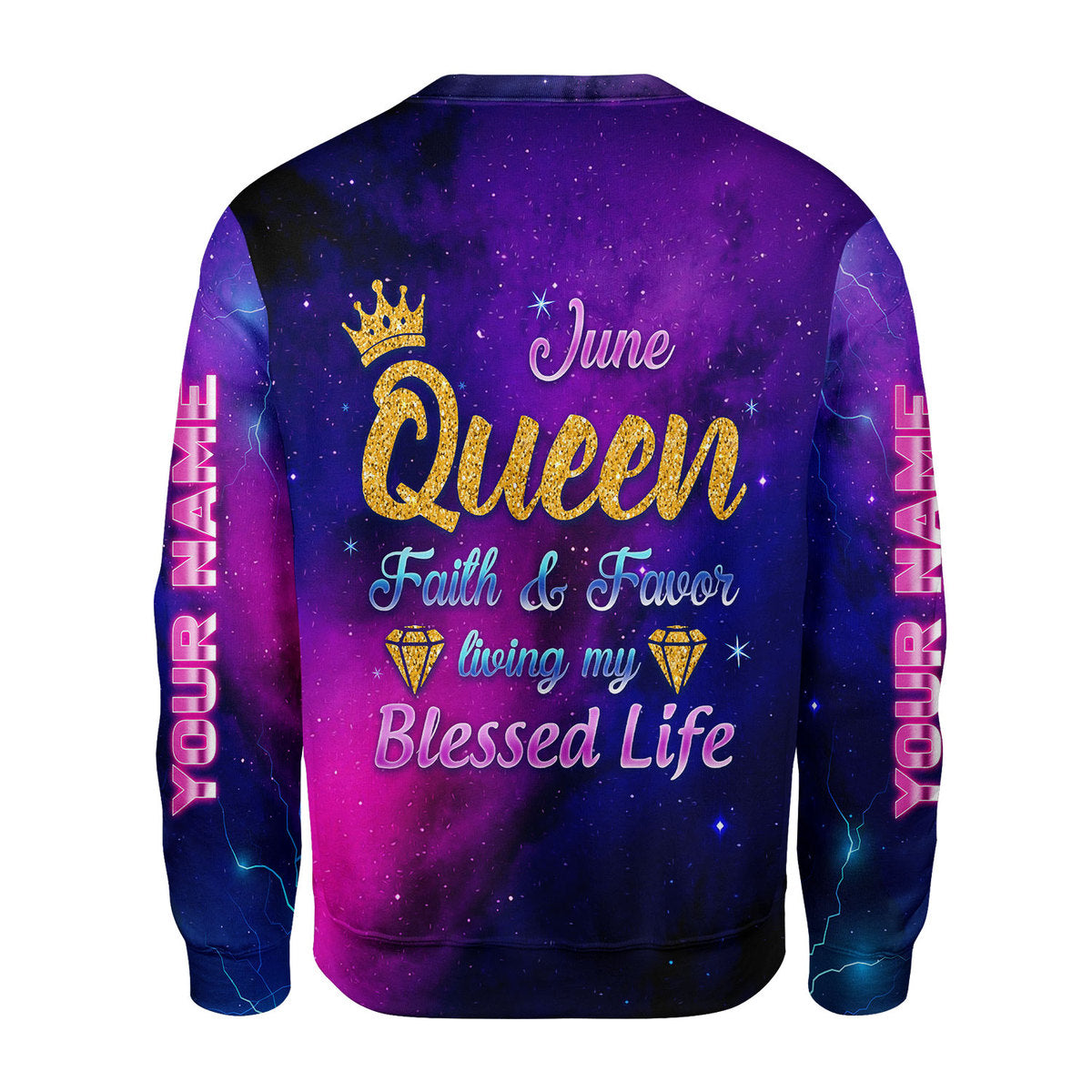 CustomsPig Personalized Tops June Queen All Over Printed