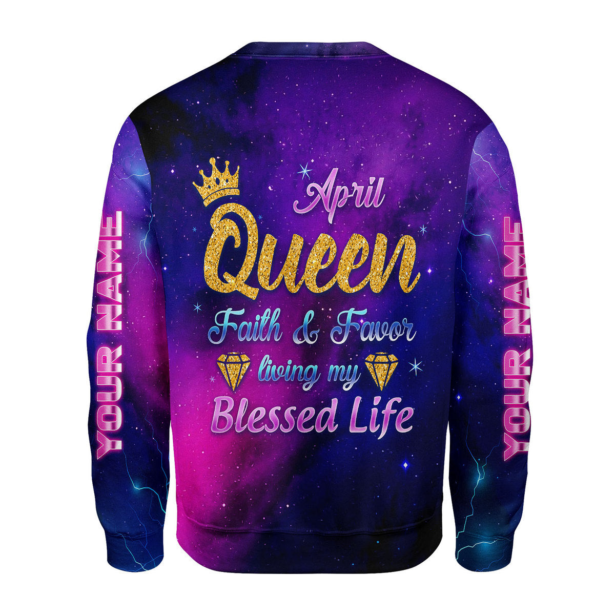 CustomsPig Personalized Tops April Queen All Over Printed