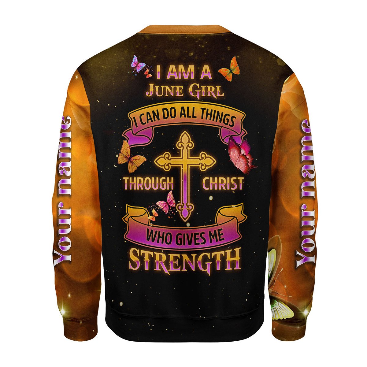 Personalized Tracksuit I Am A June Girl I Can Do All Things All Over Printed