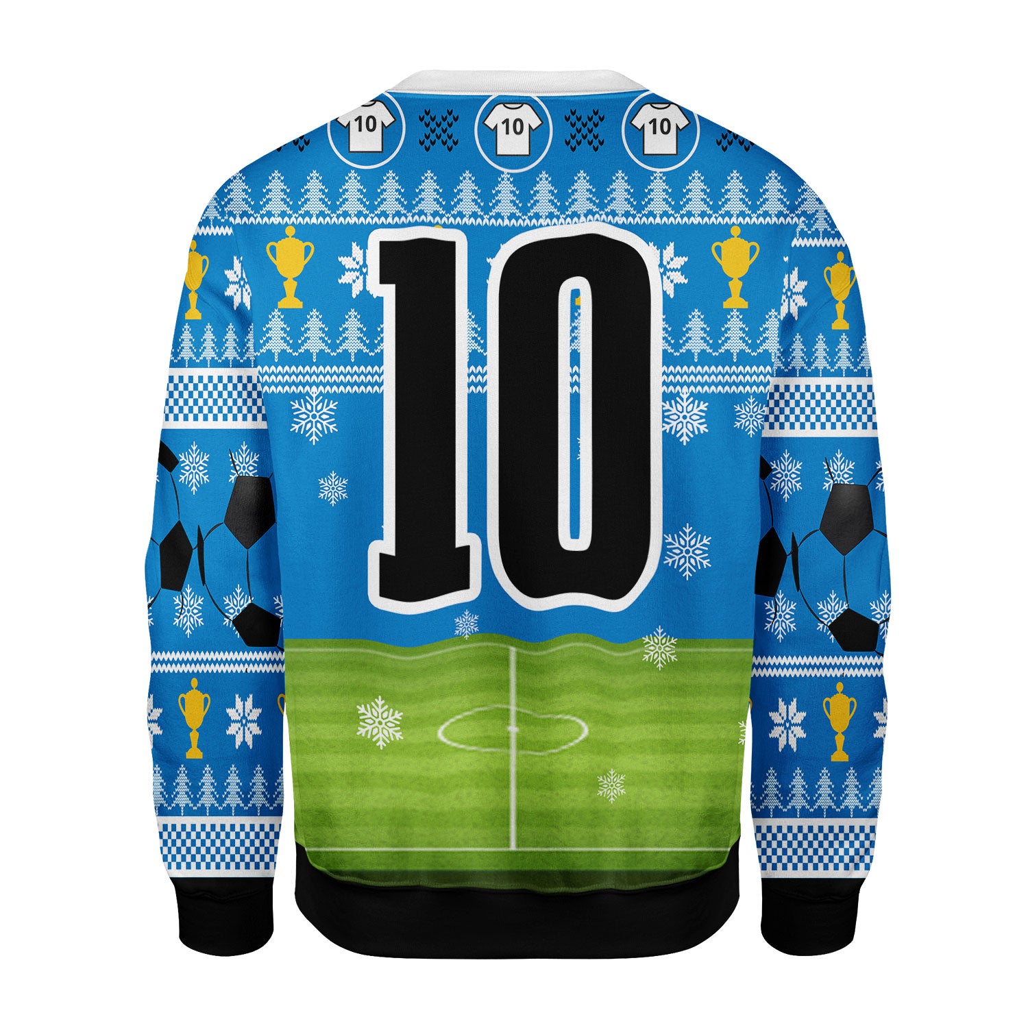 Customspig Christmas Sweater The Golden Boy 3D Apparel