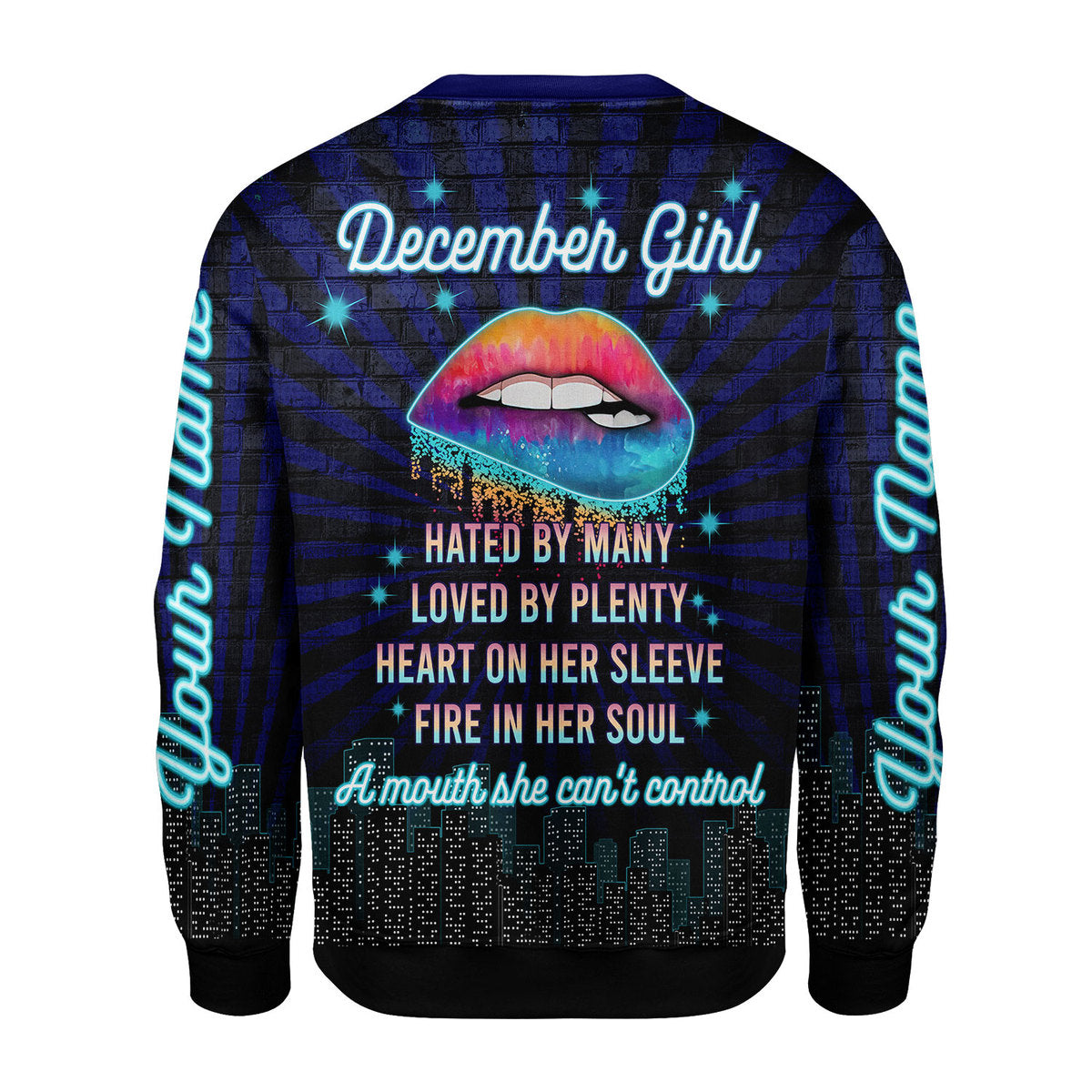 Personalized Tracksuit December Girl All Over Printed