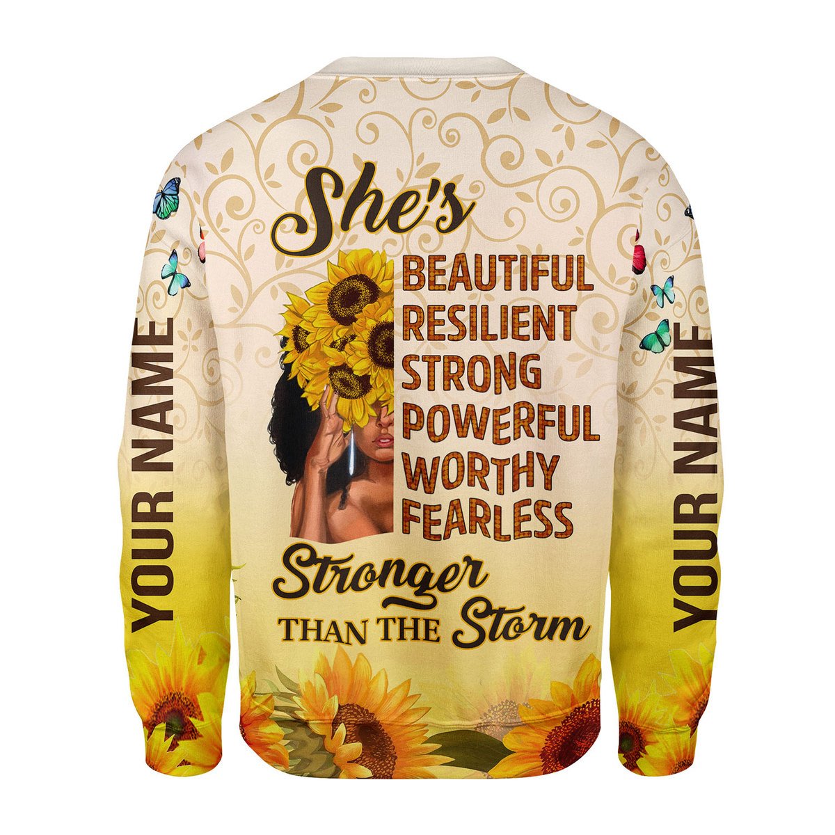 CustomsPig Personalized Ugly Sweater September Girl All Over Printed