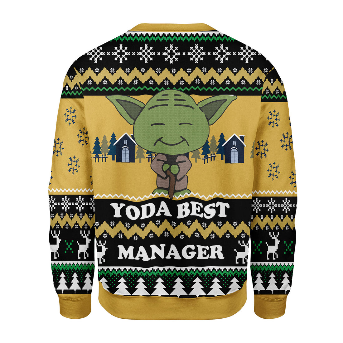 Customspig Christmas Sweater Yoda Best Custom Profession  3D Apparel