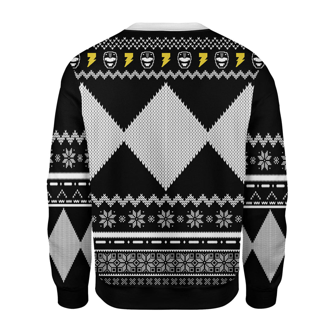 Customspig Christmas Sweater Black Power Ranger 3D Apparel