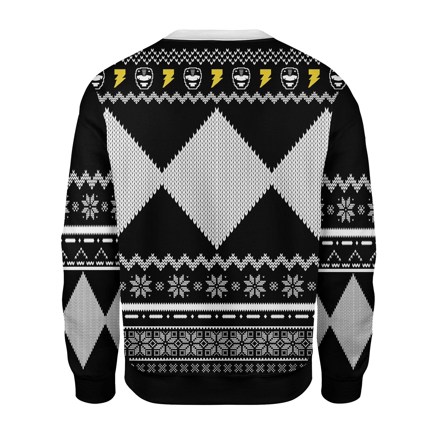 Customspig Christmas Sweater Black Power Ranger 3D Apparel