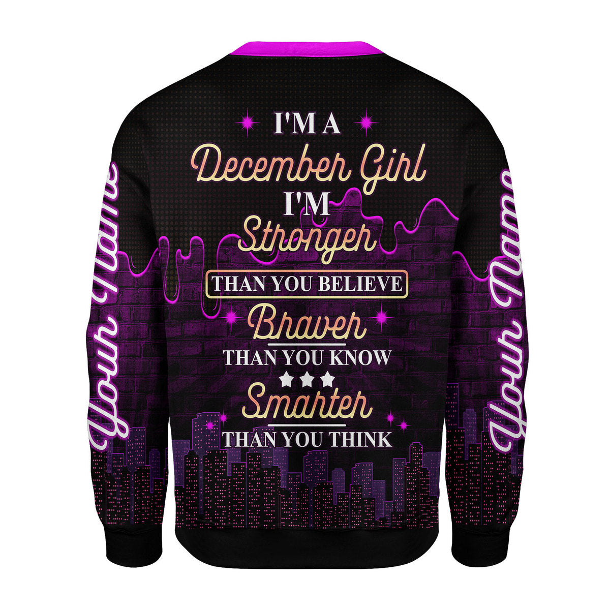 CustomsPig Personalized  Tops  I'm A December Girl All Over Printed