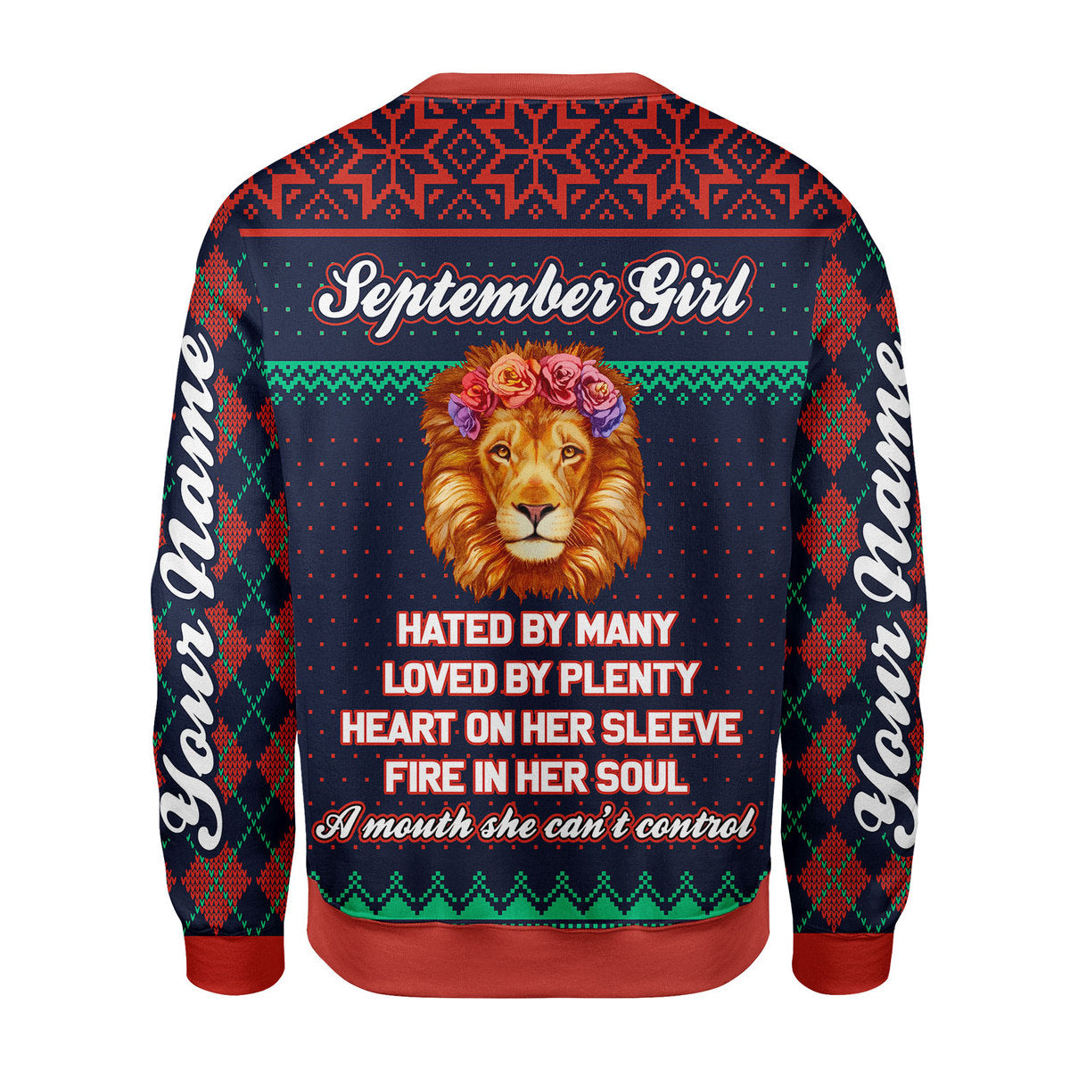 CustomsPig Personalized Tops September Girl All Over Printed