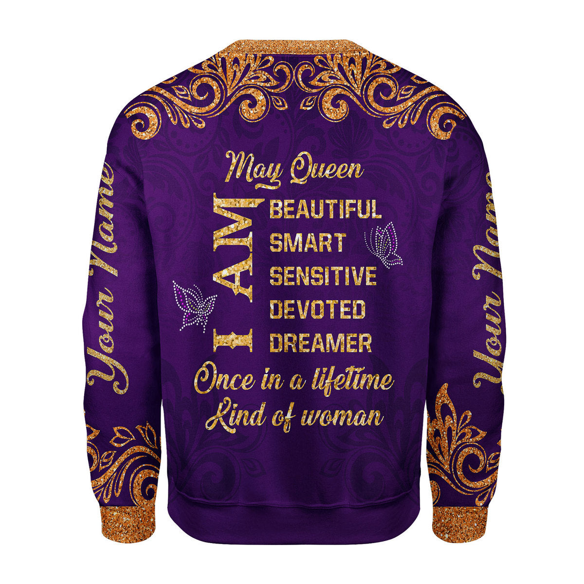 CustomsPig Personalized Tops May Queen All Over Printed