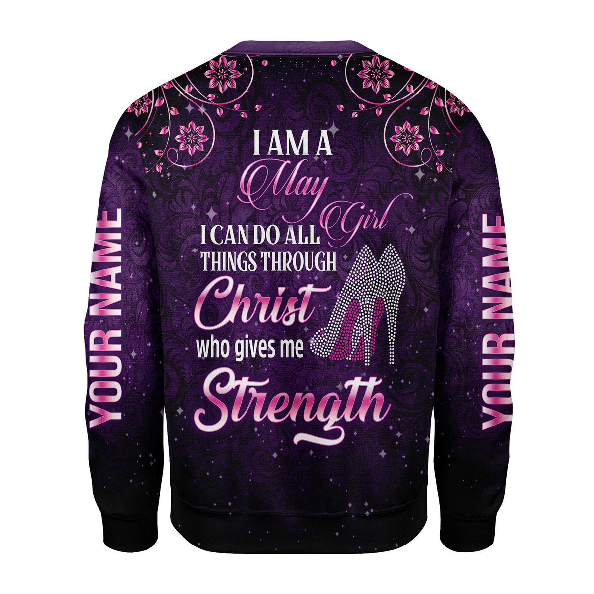 CustomsPig Personalized Tops I Am A May Girl All Over Printed