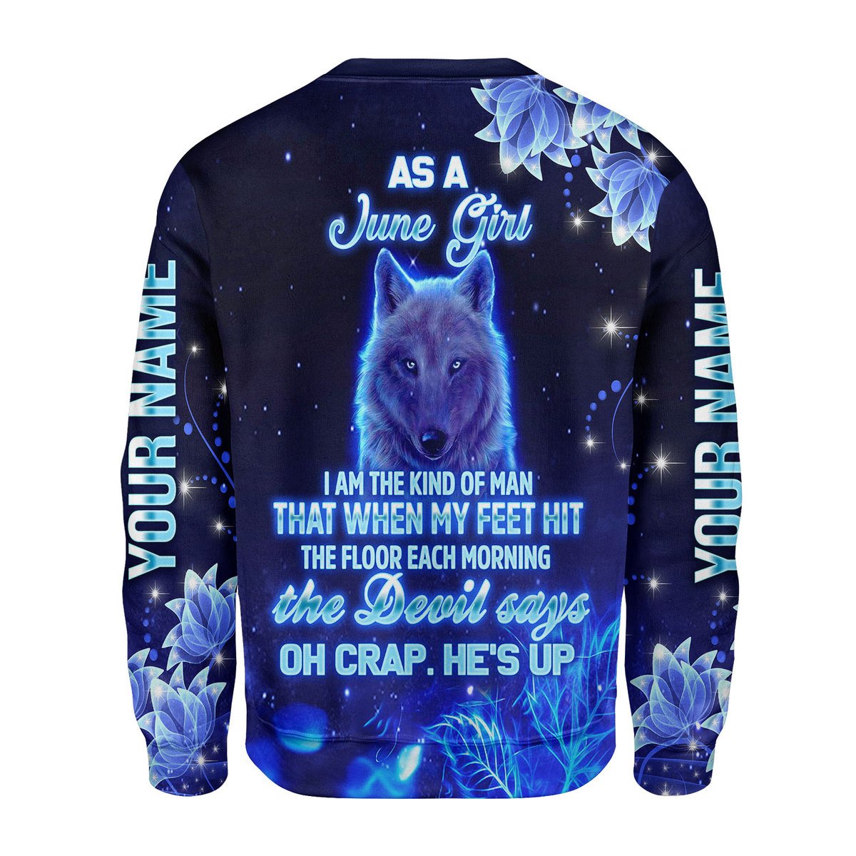 Personalized Tracksuit June Girl All Over Printed