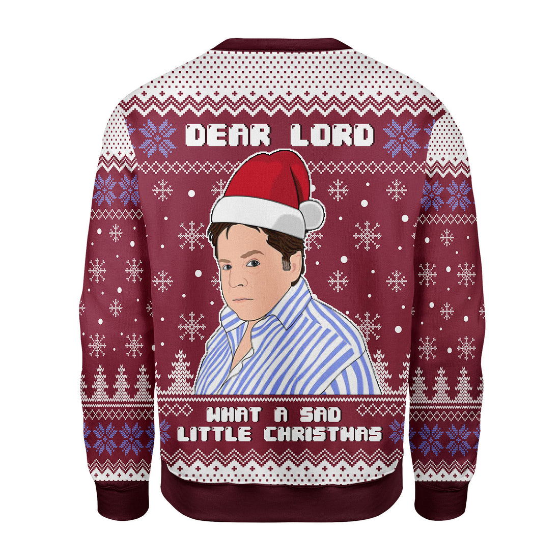 Customspig Christmas Sweater What A Sad Little Christmas 3D Apparel