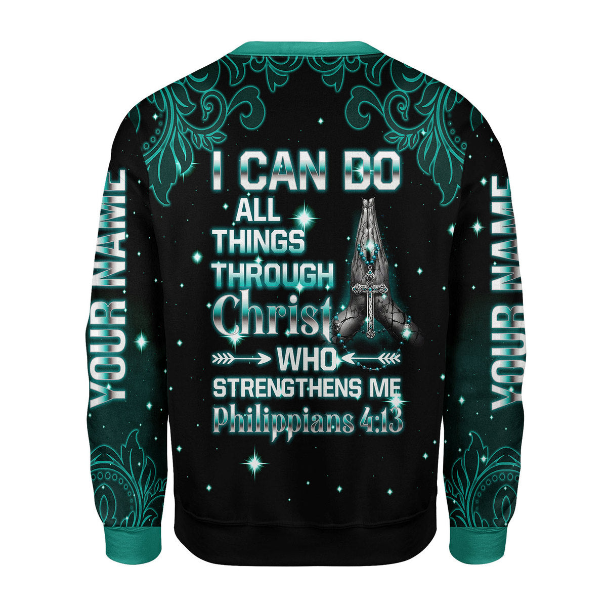 CustomsPig Personalized Ugly Sweater April Guy All Over Printed