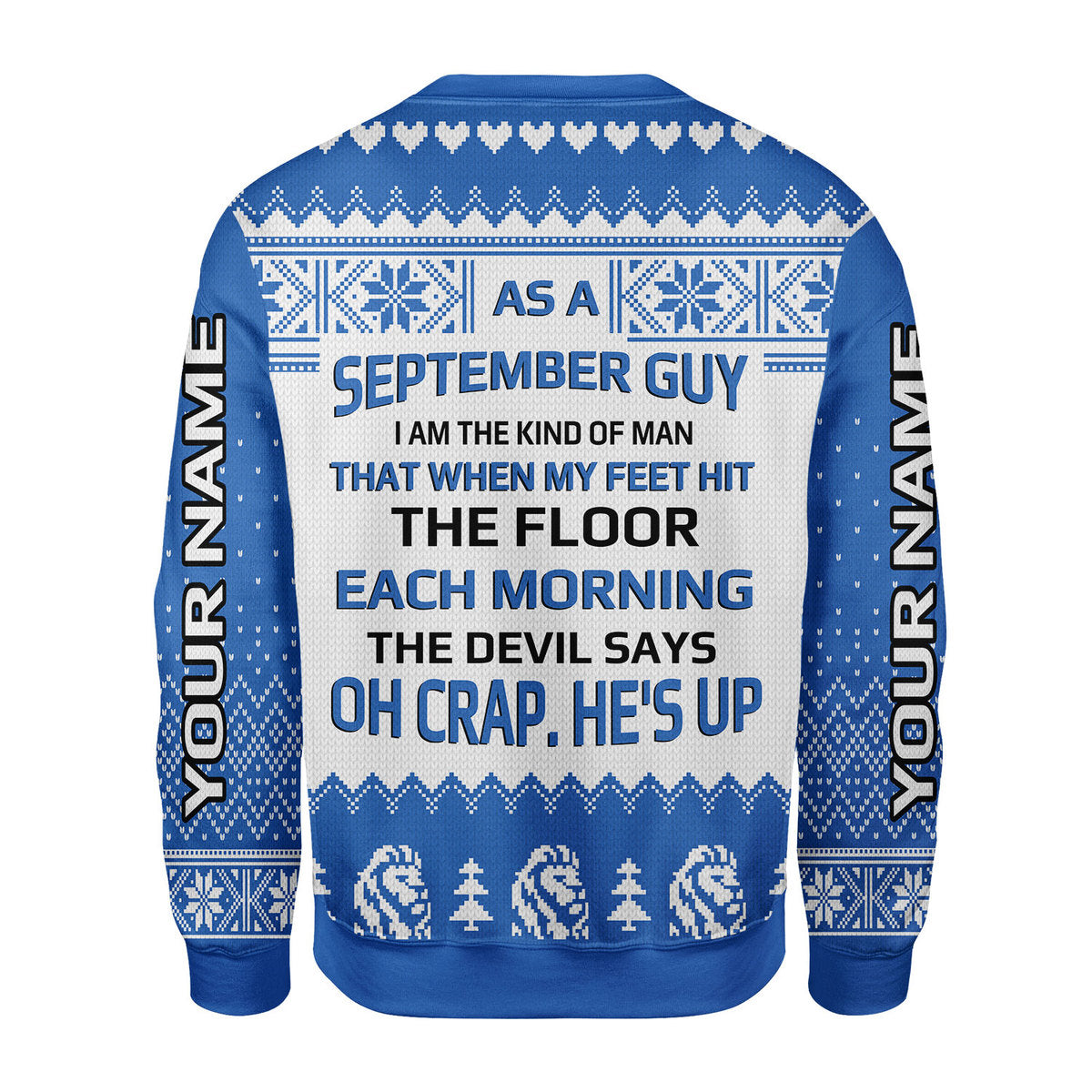 CustomsPig Personalized Tops September Guy All Over Printed