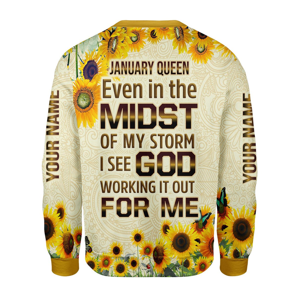 Personalized Tracksuit January Queen  All Over Printed