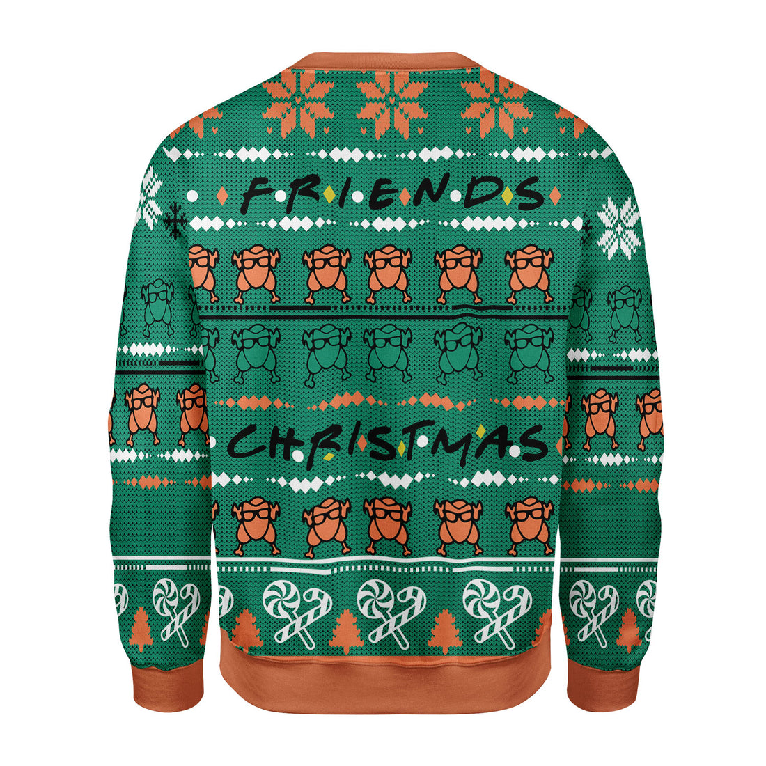 Customspig Christmas Sweater Turkey Christmas 3D Apparel