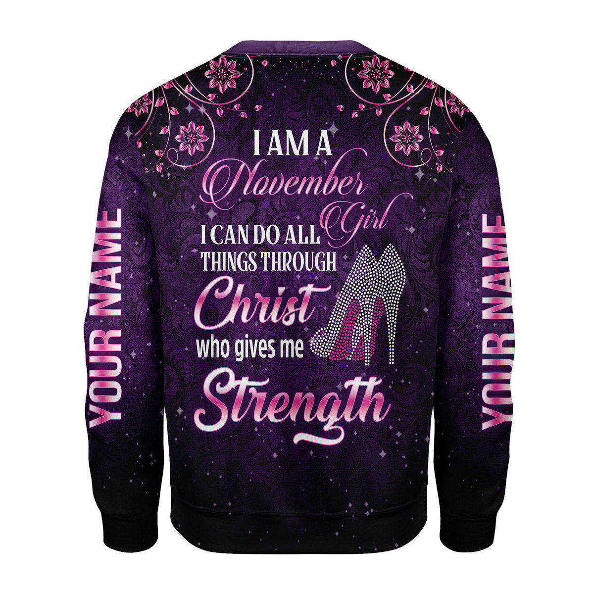 CustomsPig Personalized Tops November Girl All Over Printed