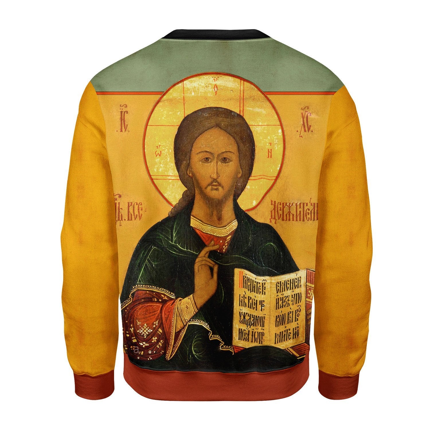 HumansBold Unisex Sweatshirt Orthodox Jesus 3D Apparel
