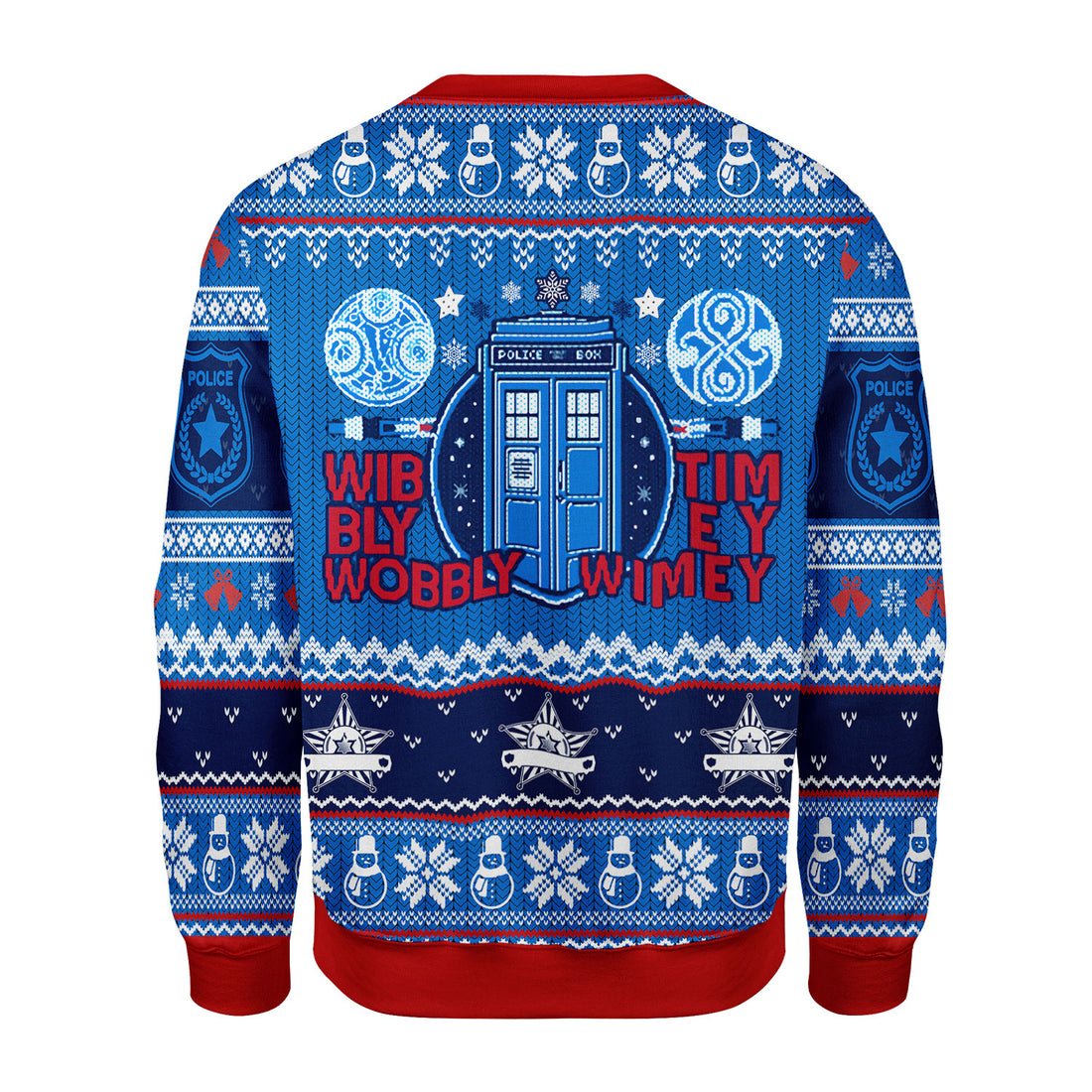 Customspig Christmas Sweater A Timey Wimey 3D Apparel