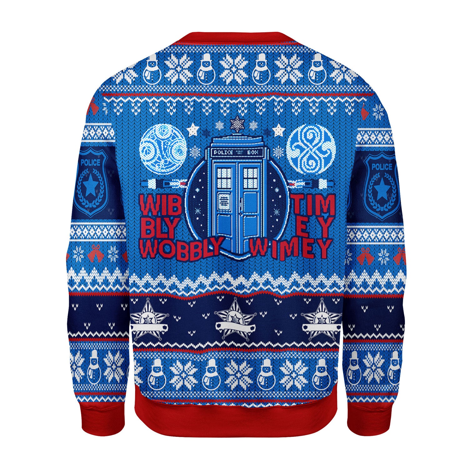 Customspig Christmas Sweater A Timey Wimey 3D Apparel