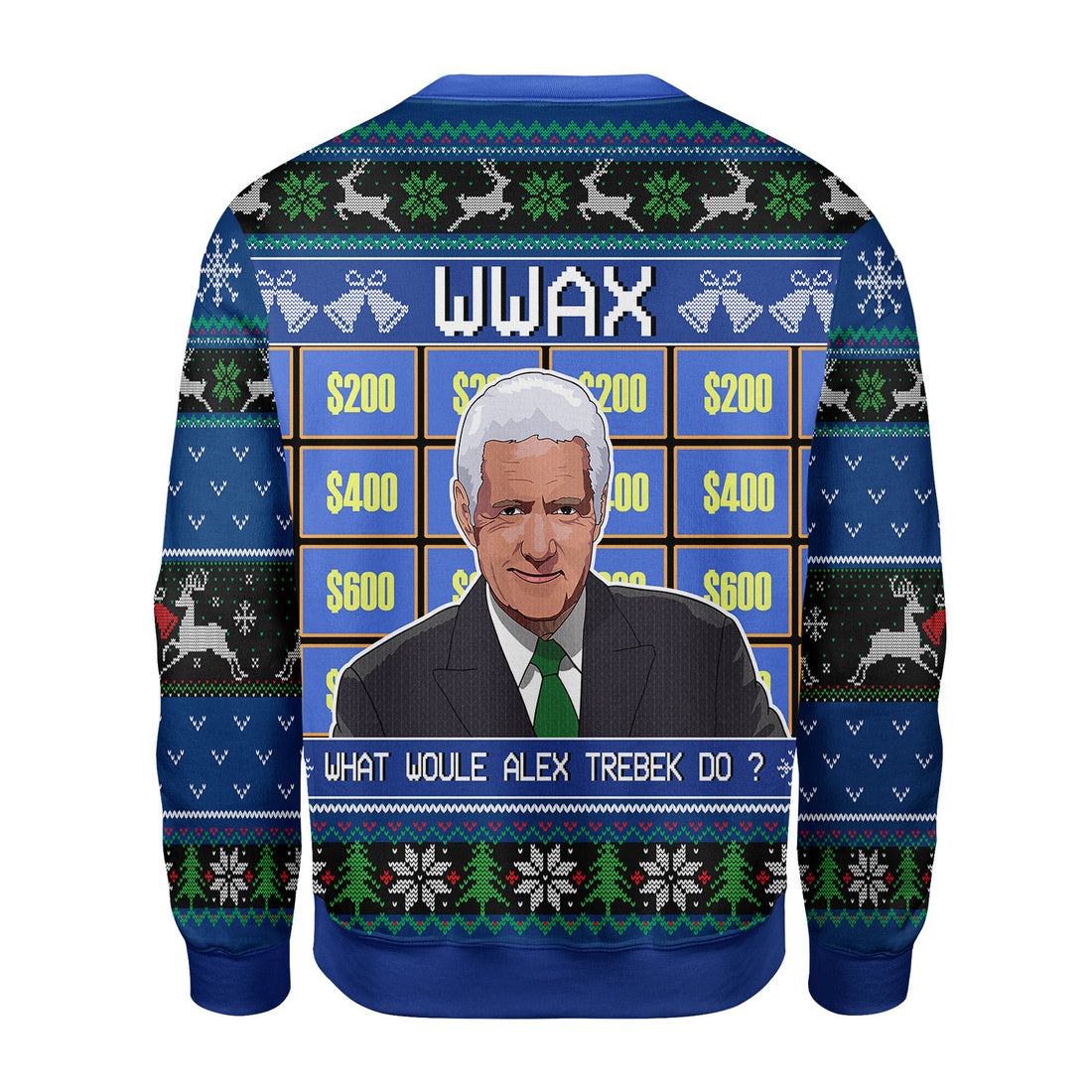Customspig Christmas Sweater Alex Trebek 3D Apparel