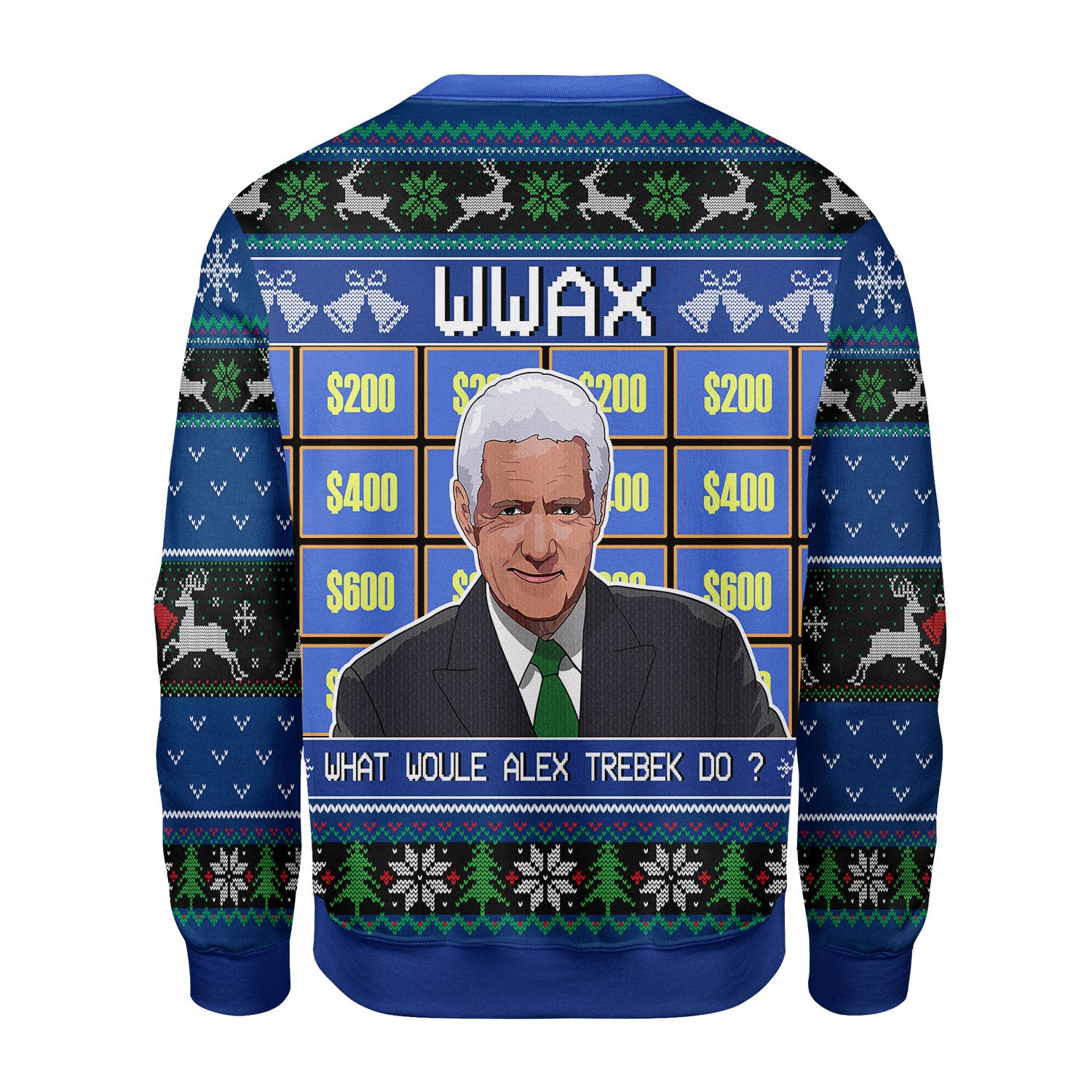 Customspig Christmas Sweater Alex Trebek 3D Apparel
