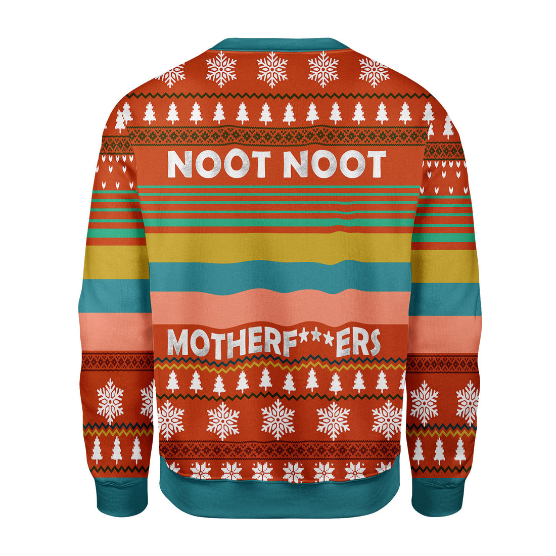Customspig Christmas Sweater Noot Noot Motherf*kers 3D Apparel