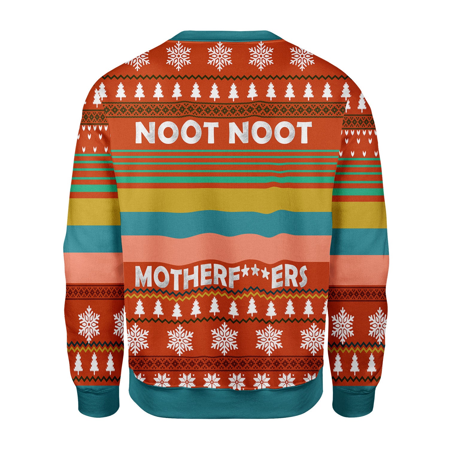 Customspig Christmas Sweater Noot Noot Motherf*kers 3D Apparel
